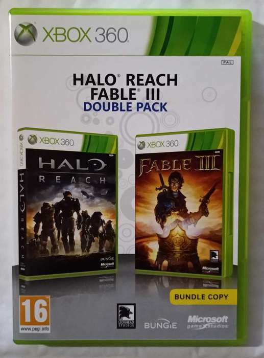 Halo Reach and Fable III Double Pack (Xbox 360 PAL, CIB, Mint)