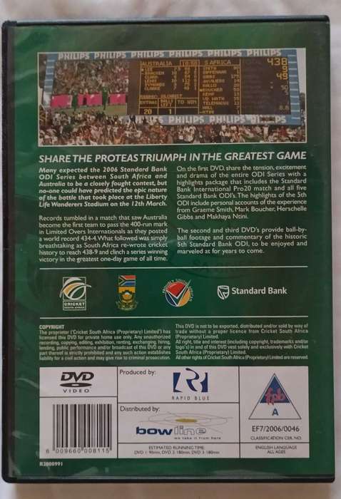 438 The Greatest One Day Game (3 X DVD set)
