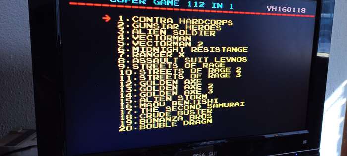 Sega 112 in 1 Multicart (NEW)