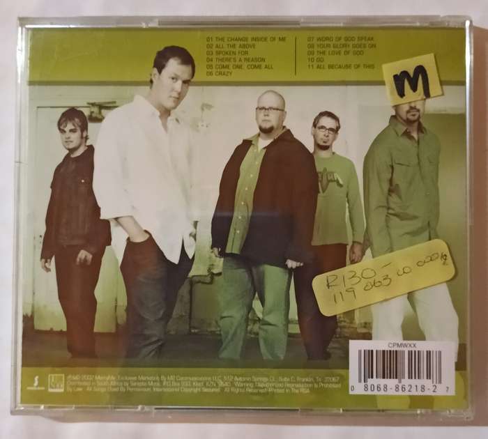 Mercy Me Spoken For CD
