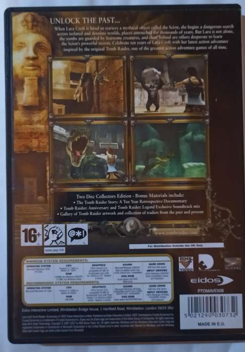 Tomb Raider Anniversary Collectors Edition for PC (CIB)