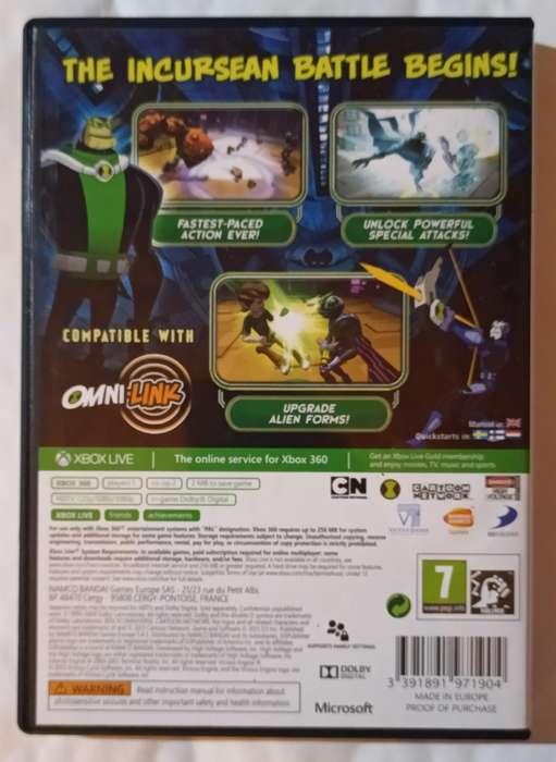 Ben 10 Omniverse 2 for Xbox 360 (PAL, CIB)