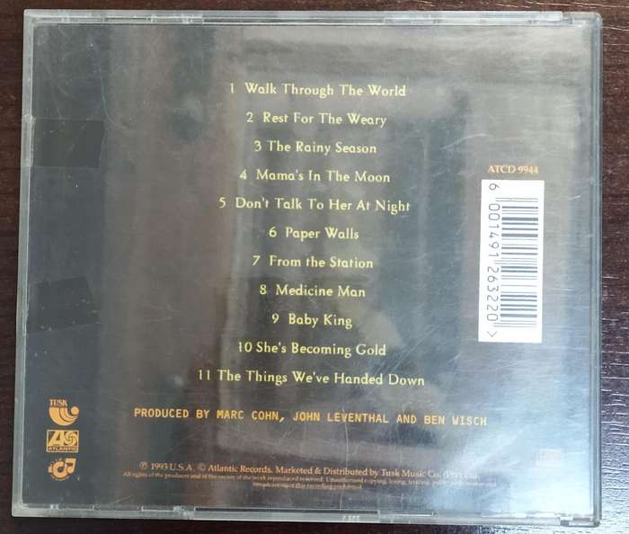 Marc Cohn The Rainy Season CD