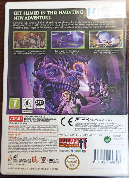 Ghostbusters the Video Game for the Wii (PAL CIB)