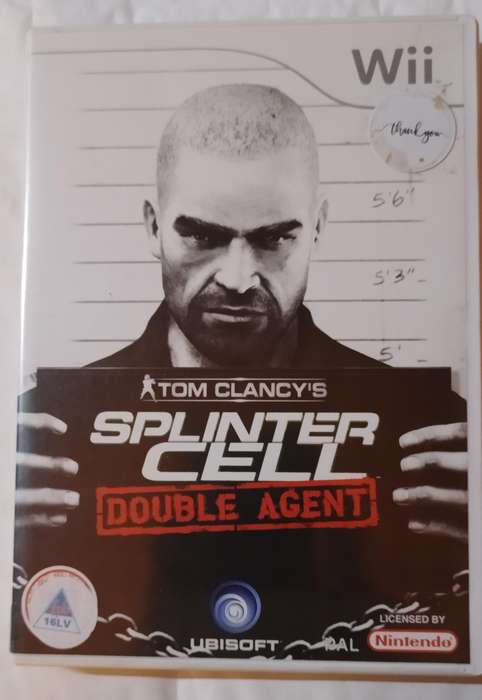 Splinter Cell Double Agent for Nintendo Wii PAL CIB