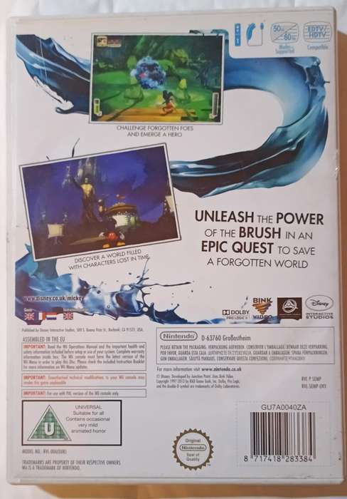 Epic Mickey for Wii PAL CIB