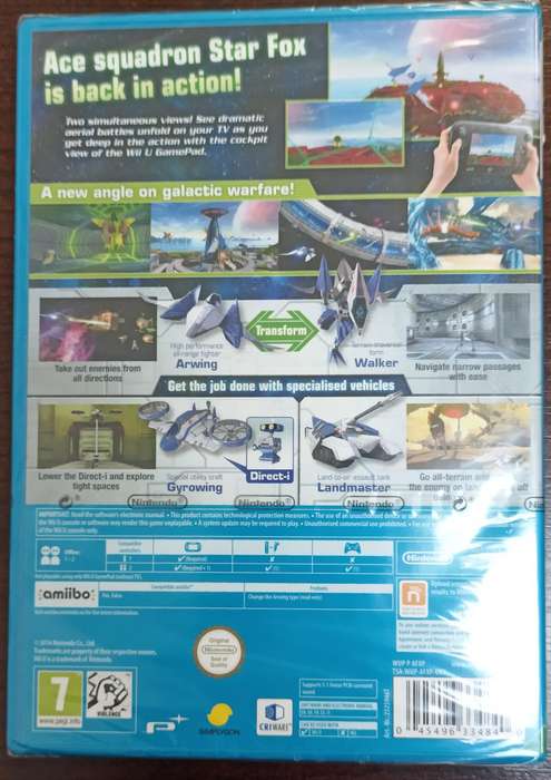 Starfox Zero for Nintendo Wii U PAL NEW
