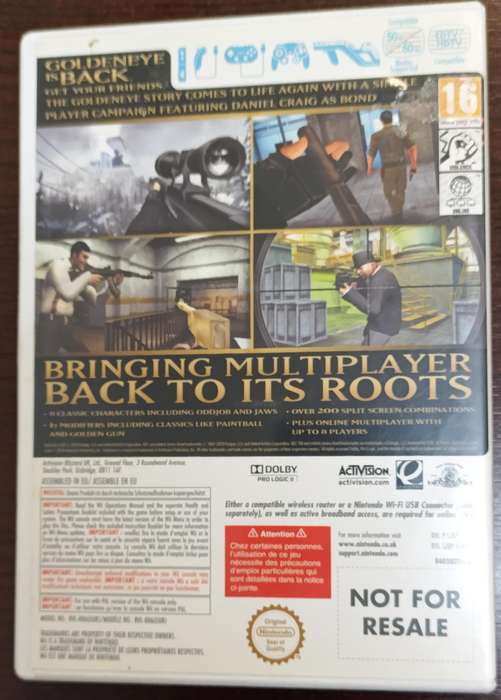 Golden Eye 007 for the Nintendo Wii PAL CIB