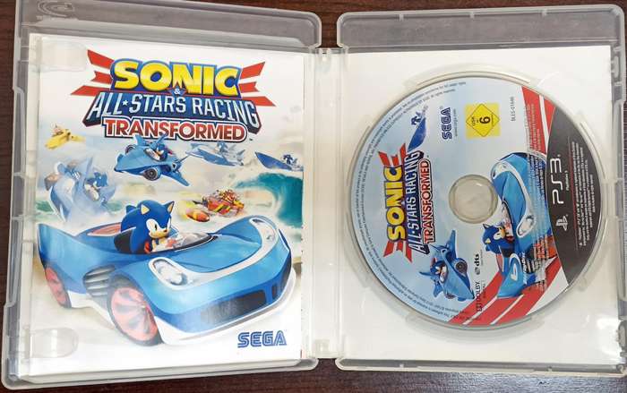Sonic & All-stars Racing Transformed for PS3 (CIB)