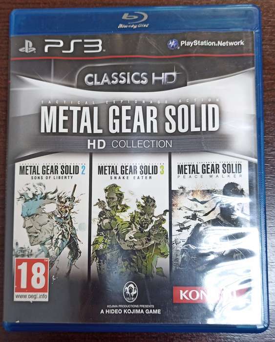 Metal Gear Solid HD Collection for Ps3 (CIB)