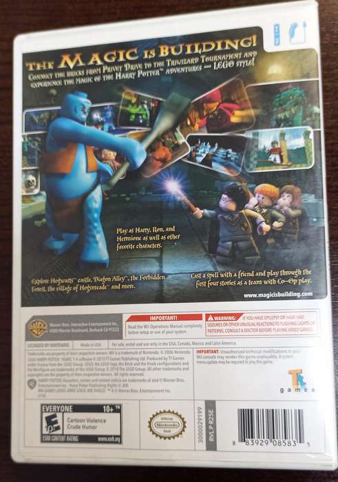 Lego Harry Potter Years 1 - 4 for Wii (NTSC)