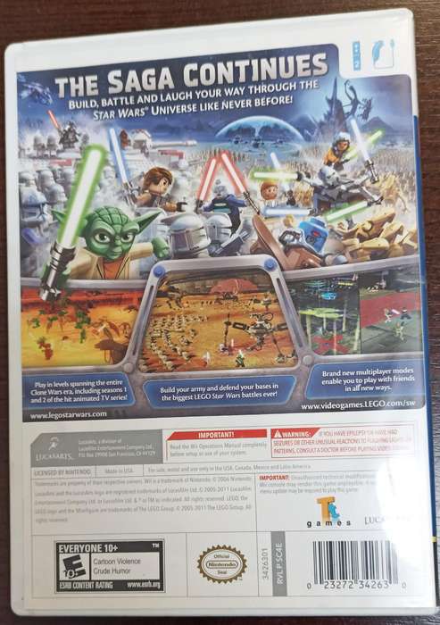 Lego Star Wars III The Clone Wars for Wii (NTSC, CIB)