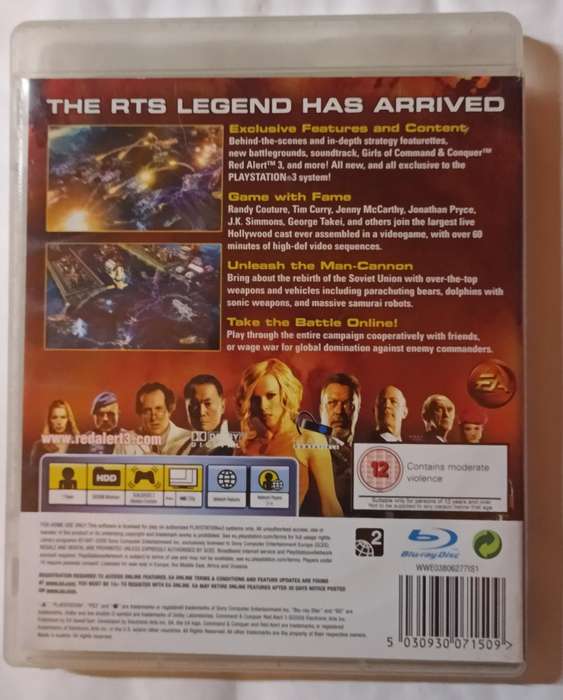Red Alert 3 Ultimate Edition for Ps3 CIB