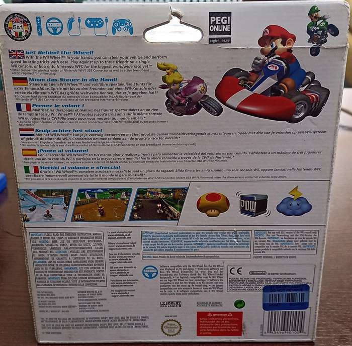 Mario Kart Wii Wheel bundle (PAL, CIB, Mint)