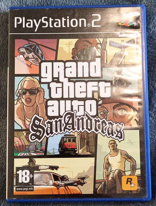 Grand Theft Auto San Andreas for PS2 PAL CIB