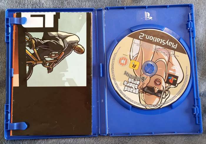Grand Theft Auto San Andreas for PS2 PAL CIB