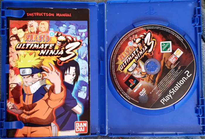 Naruto Ultimate Ninja 3 for PS2 PAL CIB