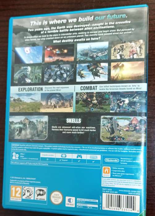 Xenoblade Chronicles X for Wii U PAL CIB