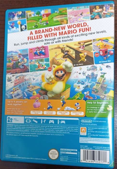 Super Mario 3D World for Wii U PAL CIB