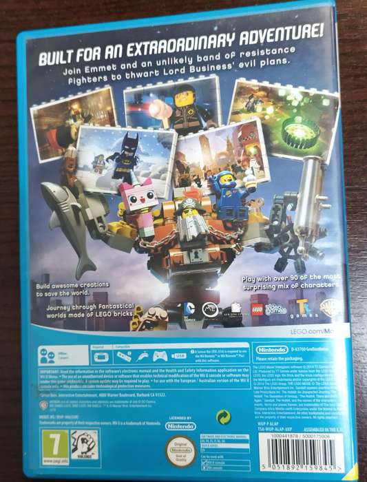 The Lego Movie Videogame for Wii U PAL CIB