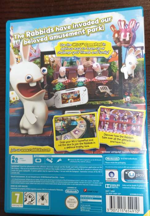 Rabbids Land for Wii U PAL CIB