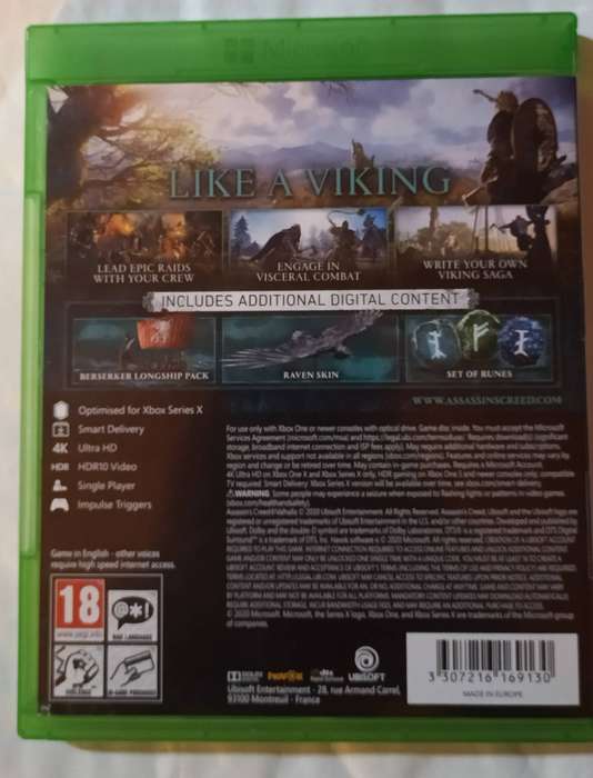 Assassin's Creed Valhalla Drakkar Edition for Xbox One / Series X (CIB)