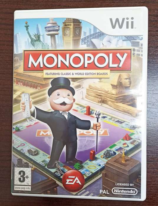 Monopoly Classic and World Edition for Wii (PAL, CIB)