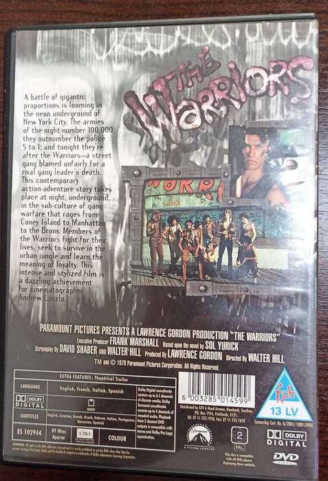 The Warriors on DVD (Movie)