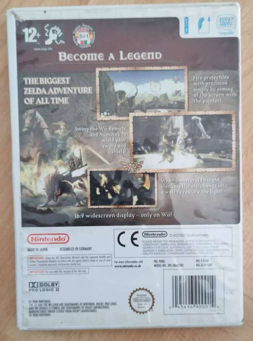 Zelda Twilight Princess for Nintendo Wii - PAL