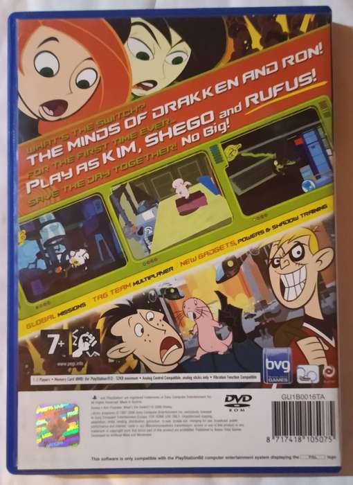 Kim Possible What's the Switch? For PS2 (PAL, CIB)