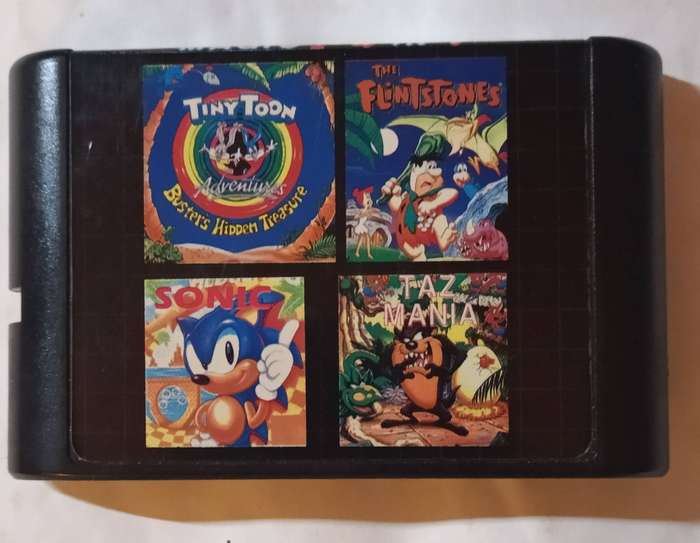 3 in 1 Sega Mega Drive Game Cart
