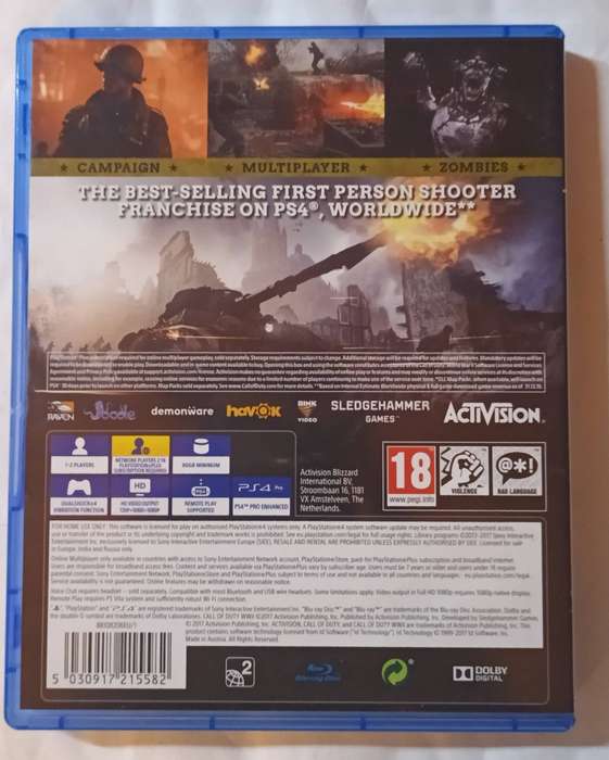 Call of Duty WWII for PS4 (CIB)