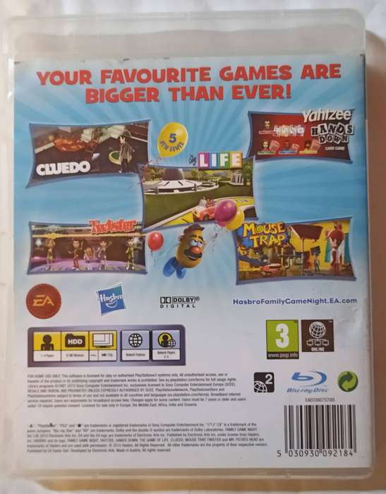 Hasbro Family Game Night Vol 3 for Ps3