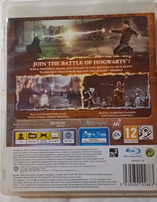 Harry Potter and the Deathly Hallows Part 2 for PS3 - CIB