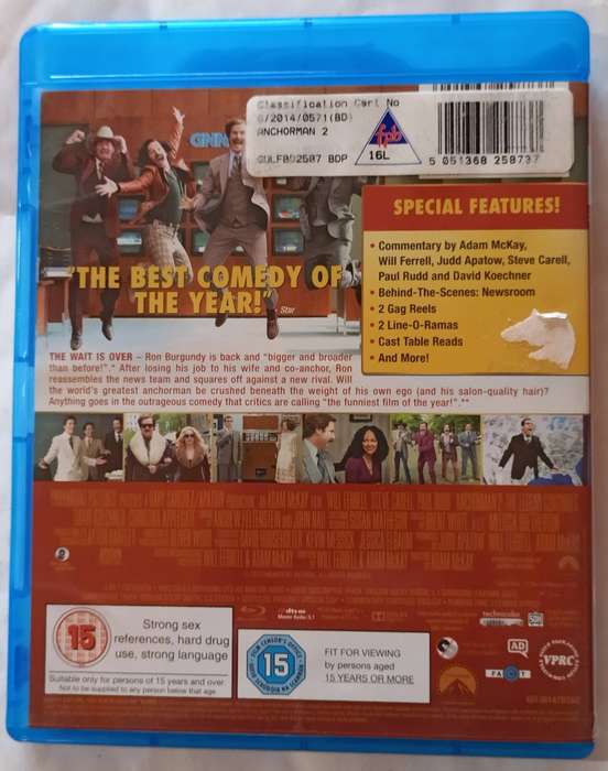 Anchorman 2 on Blu-ray