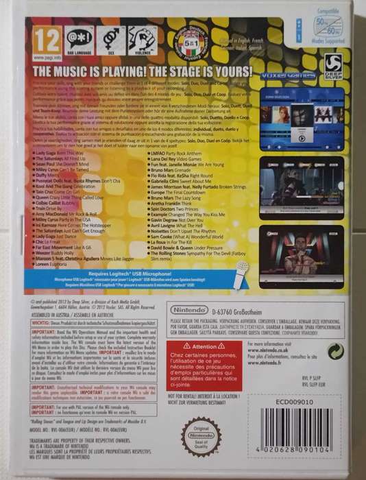 Let's Sing for Nintendo Wii (PAL, CIB)