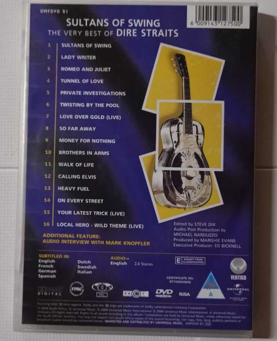 Dire Straits - Sultans of Swing - the very best of DVD