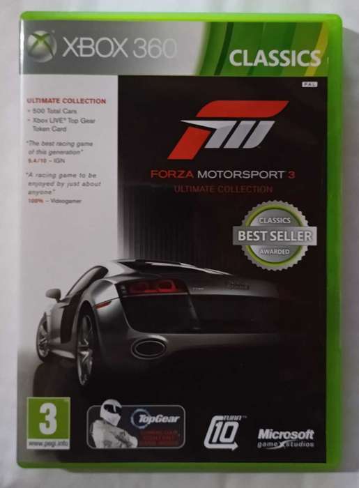 Forza Motorsport 3 Ultimate Collection for Xbox 360 (PAL, CiB, Mint)