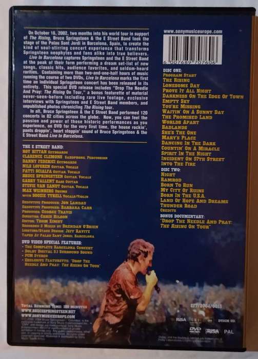 Bruce Springsteen Live in Barcelona (2 X DVD)