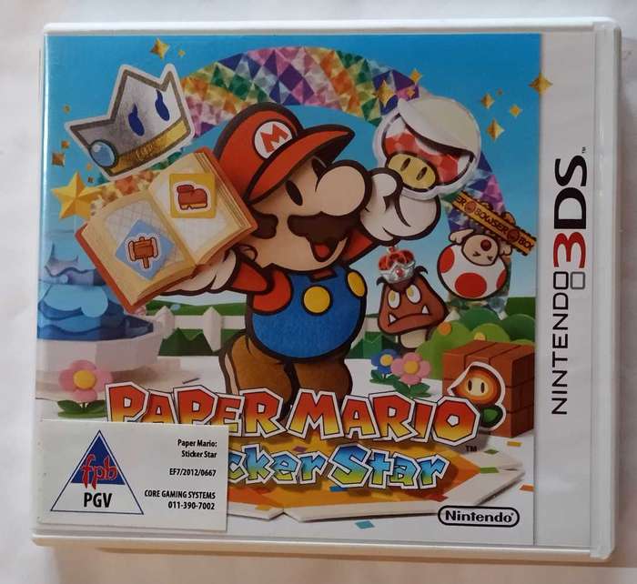 Paper Mario Sticker Star for Nintendo 3DS (EUR, CIB)