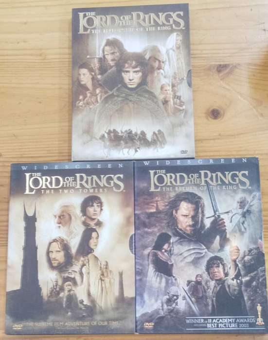 Lord of the Rings Trilogy 6 disc DVD boxset