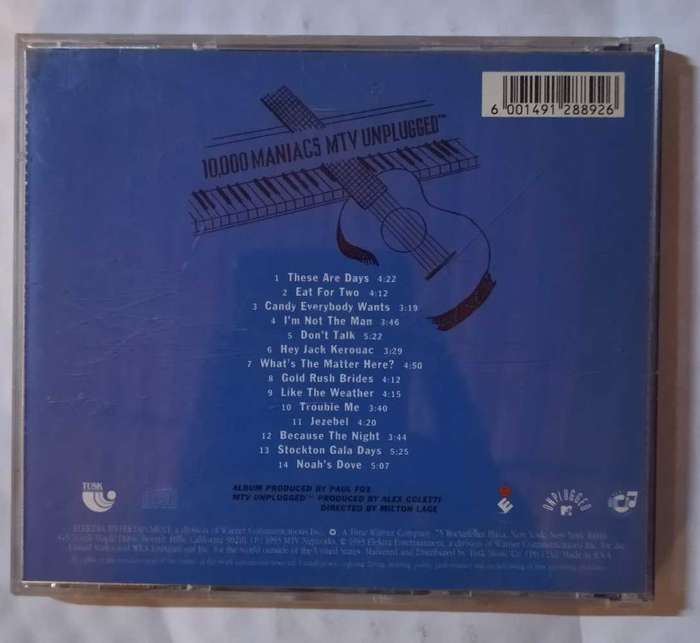 10,000 Maniacs MTV Unplugged CD