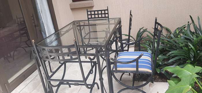 Garden Table and 4 Chairs