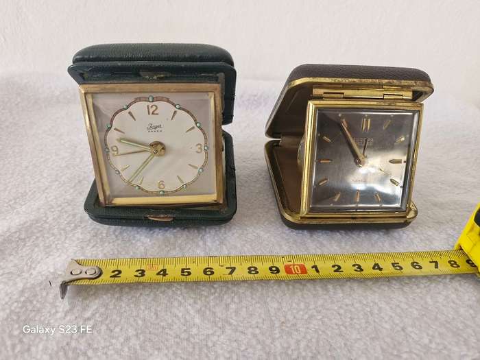 Excellent Find ! 2 x Vintage Travel alarm clocks in 100% working condition !