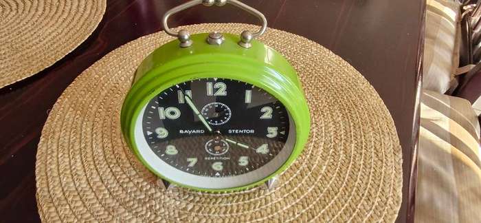Collactors Rare Find ! Vintage Bayard Stentor Repetition alarm clock ! Perfect condition !