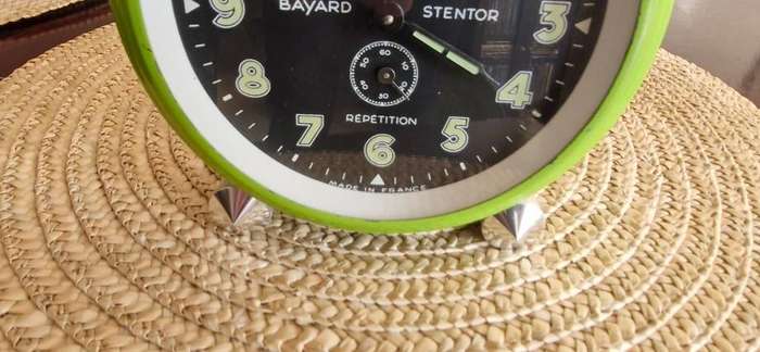 Collactors Rare Find ! Vintage Bayard Stentor Repetition alarm clock ! Perfect condition !