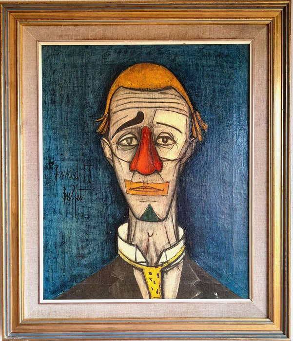 Bernard Buffet tete de clown