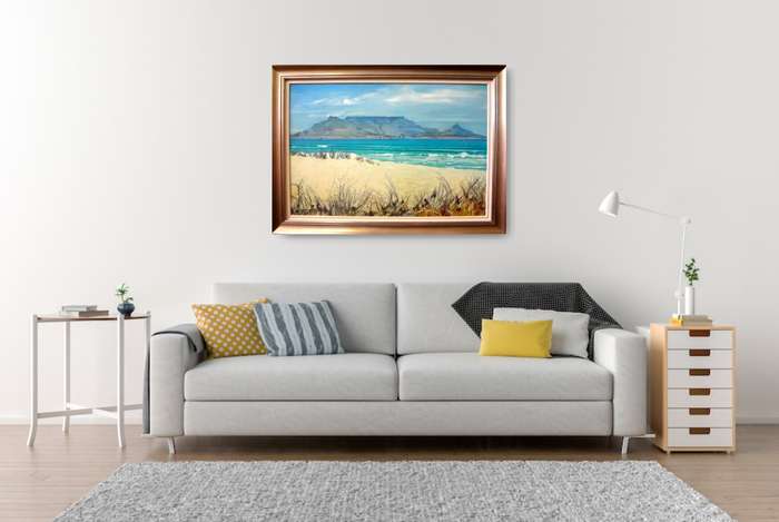 mark enslin oil painting - table mountain