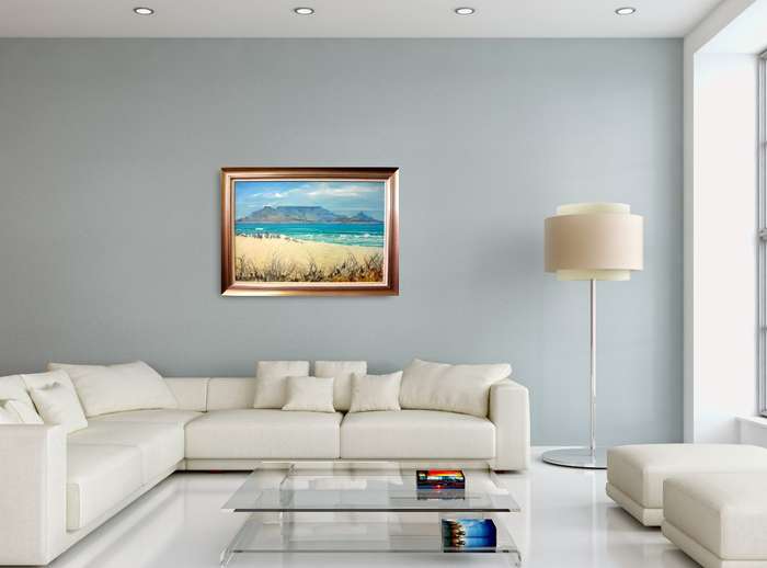 mark enslin oil painting - table mountain