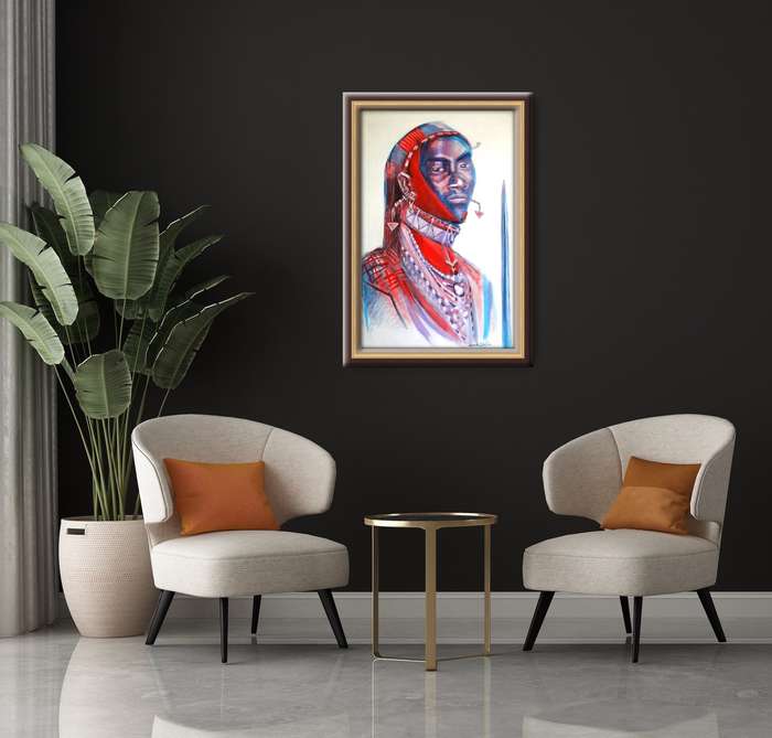 mark enslin - maasai painting